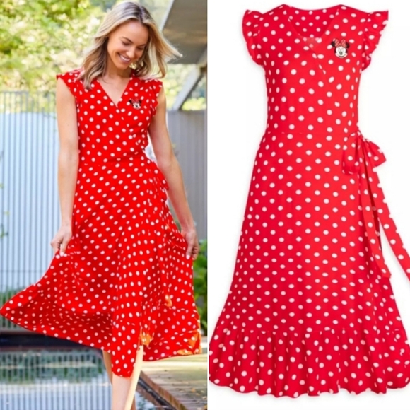 Disney Dresses & Skirts - 🆕️ Minnie Mouse Polka Dot Dress